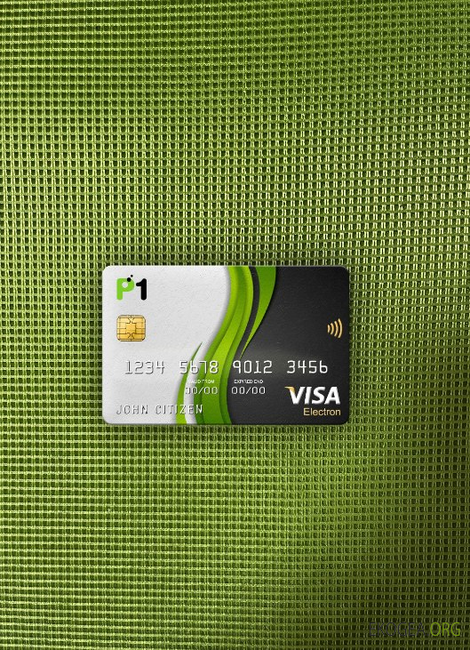 Malaisie paquet 1 réseau banque visa carte électronique photolook recto